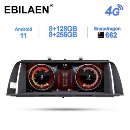 10.25" Android 11 skärm för BMW 5-Serie CIC & NBT
